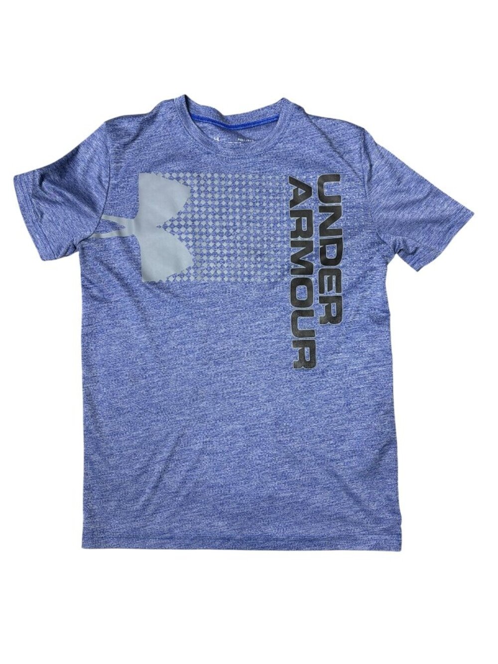 Under Armour Boys T-shirt Size Youth Large Blue Quick Dry